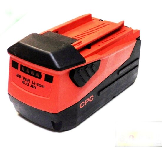 Hilti Akku B 36  Li 36 Volt Li-Ion Neu Bestückt 6,0 Ah. 6000 mAh 36 V