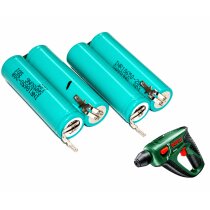 Ersatz Akku für Bosch UNEO -14,4 V - Li - 2,5  Ah  (Samsung Zellen) mit Stecker