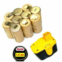 Tauschpack für Original Ryobi Akku  12 V  BPH-1215 /...