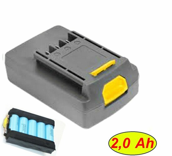 Zellentausch für ORIGINAL  Wolf Akku 18 V Volt .Pack 5  mit  2 Ah -  2000 mAh