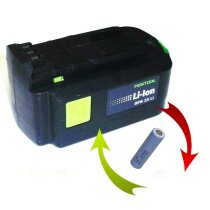 Reparatur Zellentausch für Festool Akku BPS 15 Li...