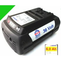 Berner / BTI Ersatz-Akku 36 V 36 Volt     6,0 Ah  6000 mAh