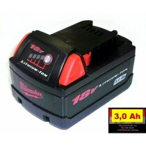 ORIGINAL   Milwaukee  Akku 18 V Li -3,0 Ah C 18 B  -  (M...