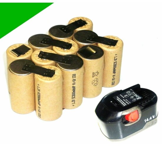 Tauschpack für AEG Akku  B1420R / B1425R)   m. 2,0 Ah -  2000 mAh- NIMH