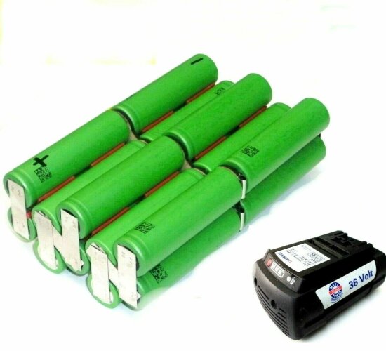 Akku pack für Original Berner 36 V 2,0 / 2,6 Li   mit  4,5 Ah 4500mAh