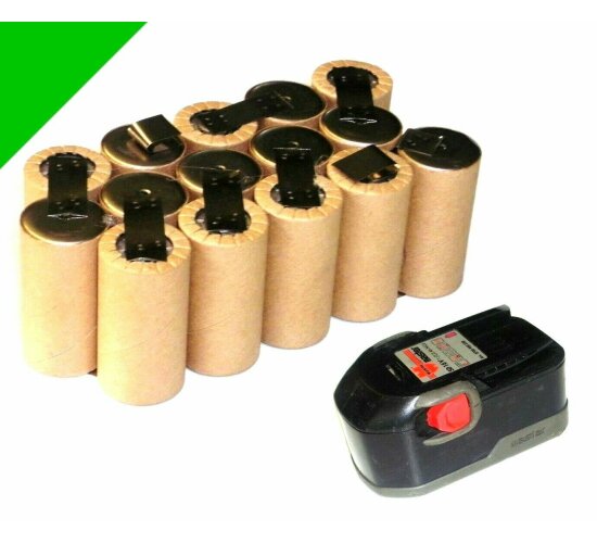 Akkupack für  Würth / AEG Akku SD 18 V / B1820R/  2,5 Ah NiCd  2500 mAh  Sanyo