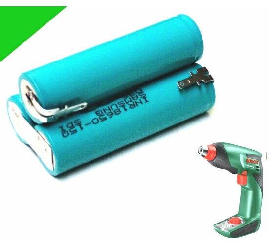 Ersatz Akku für ORIGINAL Bosch PSR 10,8 V-Li - 300-Li  Samsung / Sanyo m.Steckv.