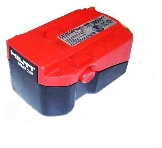 ORIGINAL Hilti Akku 24 V  B24  Neubestückt mit 3,0 Ah NiMh 3000 mAh Panasonic Zellen