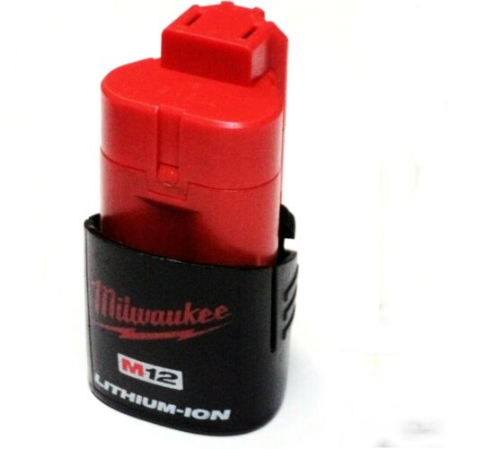 Original  Milwaukee Akku 12 V  M12 (Altes modell1,5Ah) Neu Bestückt mit 2,5 Ah  2500 mAh