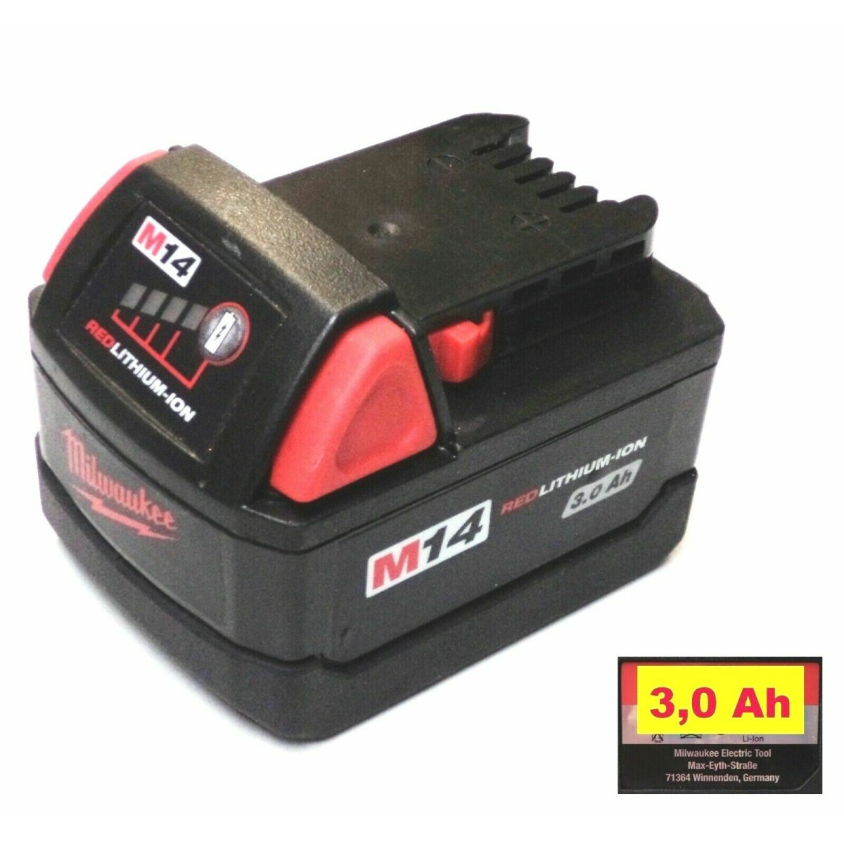 Original Milwaukee Akku 14,4 V Li 3,0 Ah M14, 49,91