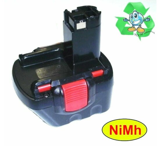 Original Bosch Akku 12 V    2607335541 mit 2,2 Ah NiMh Zellen 2200 mha