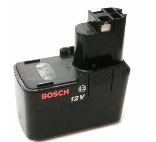 Original Bosch Akku 12 V NiCd / F Neu Besückt  mit 2.0 Ah NiMh