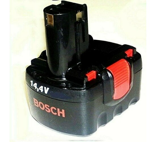 Original Bosch Akku 14,4 V  2607335711 / 2607335533 PSR  GSR  AHS   Neu Bestückt mit 2,2 Ah NiMh