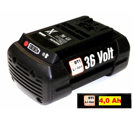 Original BTI  Ersatz-Akku 36 V 36 Volt   ( bgl. Bosch)  4,0 Ah  4000 mAh