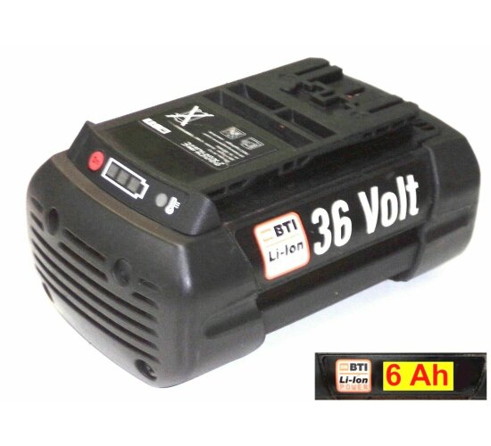 Original BTI  Ersatz-Akku 36 V 36 Volt   ( bgl. Bosch)  6 Ah  6000 mAh