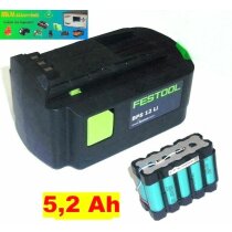 Zellentausch für Festool Akku BPS 12 Li  10,8 Volt...