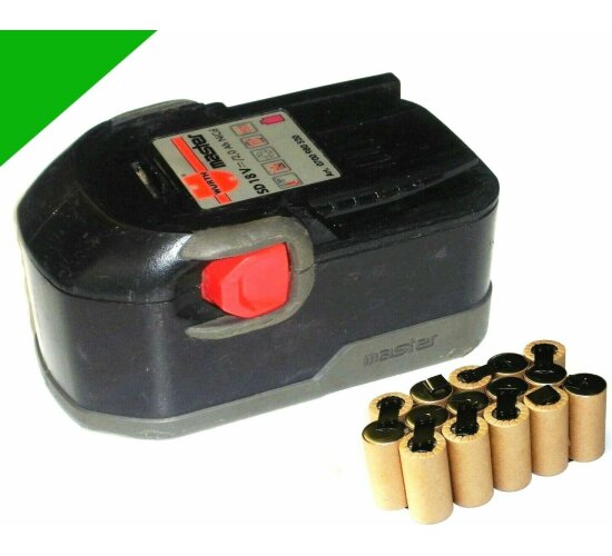 Zellentausch für Original Würth   SD 14,4 V  mit   2,0 Ah   2000 mAh