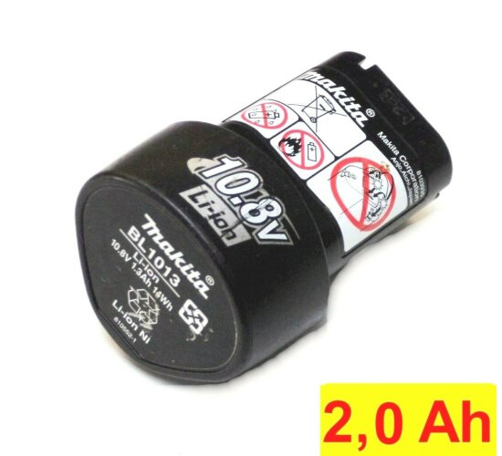 ORIGINAL Makita Akku BL 1013 / 10,8 V Neubestückt mit- 2,0 Ah   2000 mAh