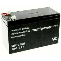 1 x Multipower Blei Akku MP1236H Pb 12V / 9Ah Hochstrom |...