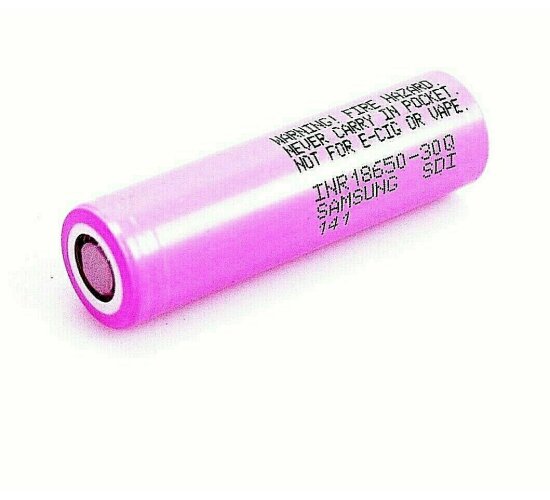 Samsung INR18650 - 30Q 3,6V -3,7V 3000mAh 15A Lithium Ionen Akku