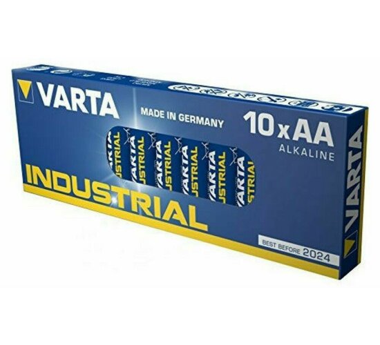 10 x Mignon AA / LR6 - Batterie Alkaline, VARTA Made in germany 1,5V, 2950 mAh in Folie