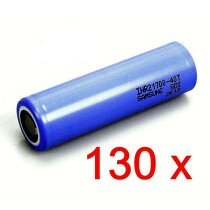 130 X Samsung SDI INR 21700-40T  3,6V 4000 mAh Akku Li-Ion