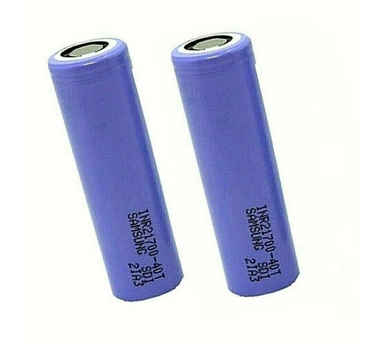 2 X Samsung SDI INR 21700-40T  3,6V 4000 mAh Akku Li-Ion