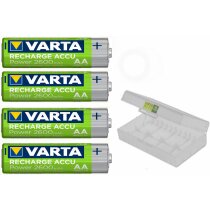 4 x Varta AA Akku Mignon NiMH 2600mAh Ready to use mit Box