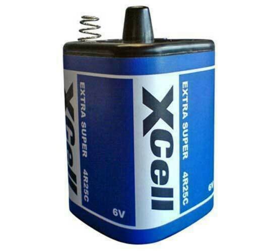 Xcell 4R25 Blockbatterie mit 6 V - 9500 mAh Baustellenleuchte , Beleuchtung usw.