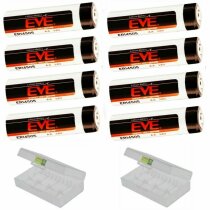 8 x EVE ER14505 LS14500  AA Lithium-Thionylchlorid 3,6 V...
