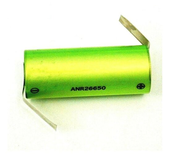 A123 ANR26650M1B 2500 mAh 3,3 V LiFePo4 Akku  A Grade m. Lötfahne Z