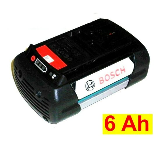 Bosch Akku 36 V Neu Bestückt mit  6,0 Ah  Rotak  32-43  ALB  AKE  AHS . -Garten  , 36 Volt