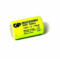 GP110AFH 2/3A Industrie Akku 1,2 Volt Ni-MH, 1100mAh Flat...