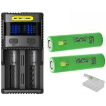 Nitecore SC2 - 3 A Zwei-Schacht-Ladegerät  2 Samsung...