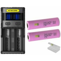 Nitecore SC2 - 3 A Zwei-Schacht-Ladegerät  2 Samsung...