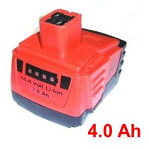 Hilti Akku  B 144  Li 14,4 V  Neubestückt  mit 4  Ah