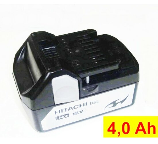 ORIGINAL Hitachi Akku 18 V BSL 1830 / 1840 / 1850 Neubest&uuml;ckt  mit 40 Ah