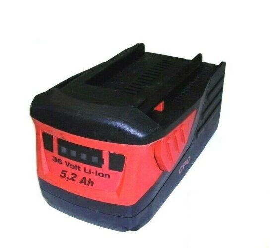 Original Hilti Akku  B 36 / 3.0  Li 36 V Li-Ion Neubestückt mit 5,2 Ah. 5200 mAh