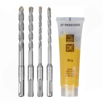 PARKSIDE Akku Bohrhammer PABH 20-Li  X20VTeam mit Akku 2.0 Ah  u Ladegerät Koffer
