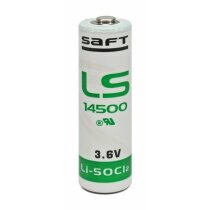 Saft Lithium 3,6V Batterie LS 14500 AA - Zelle...