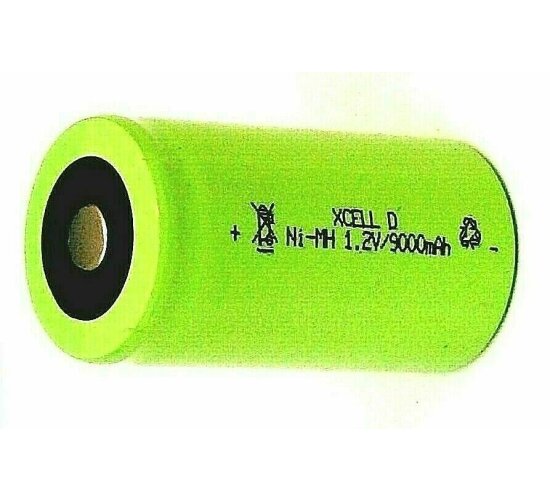 XCell D (Mono) Akku Flattop Ni-MH 1,2V 9000 mAh D  Flattop