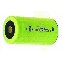 XCell D (Mono) Akku Flattop Ni-MH 1,2V 9000 mAh D  Flattop