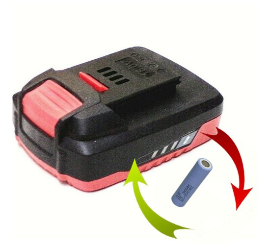 Akkureparatur - Zellentausch - Kenter i-MOP - 25,2 Volt Li-Ion Ak