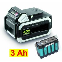 Zellentausch für Ikra Akku pack, 40 V, 2,5 Ah - mit...