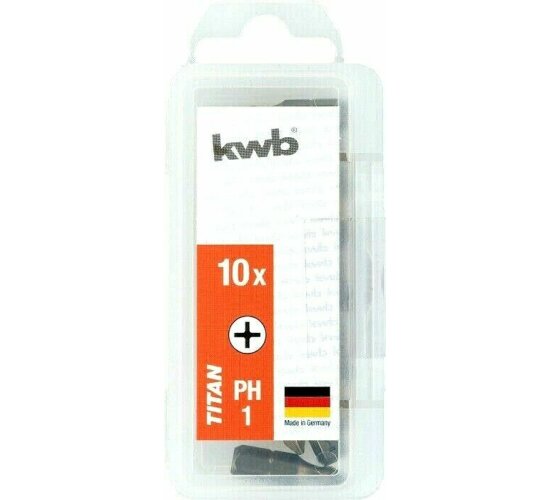 KWB 101581 Bits, Titan PH1 Profipack (10 Stück)