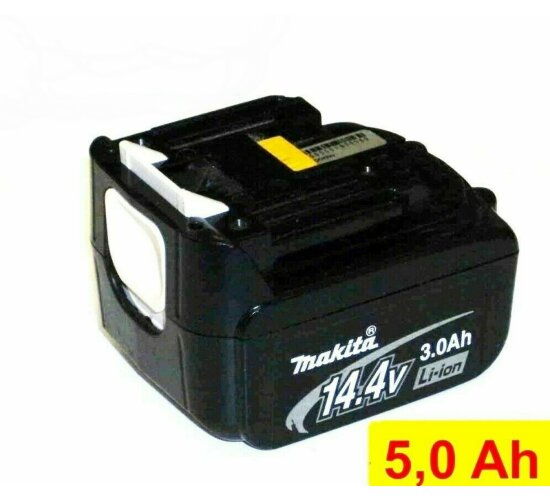 Original Makita Akku 14,4 V  Li  BL1430  Neu Bestückt  mit 5.0 Ah  -  5000 mAh