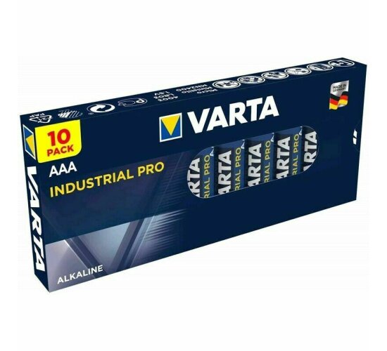 10 x Batterien Micro Pro AAA LR3 LR03 MN2400 VARTA 4003 Industrial Pro