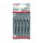 Bosch Stichsägeblatt T244D 5er Pack Speed for Wood Kurvenschnitte Holz