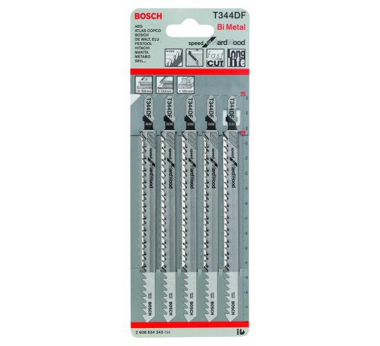 Bosch Stichsägeblatt T344DF 5er Pack