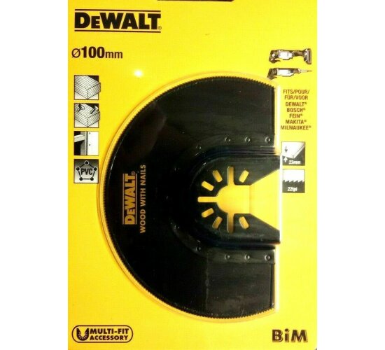 DeWALT DT20709-QZ Titan Segmentsägeblatt 100 mm für Multi-Tool